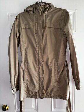 Columbia Women's Tan Hooded Trench Coat